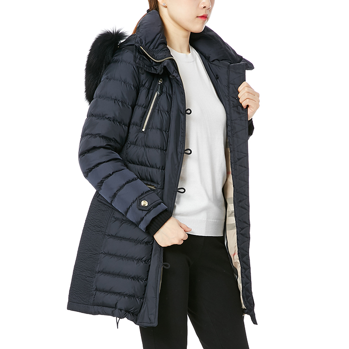 WIZWID:위즈위드 - [Burberry:버버리][버버리] 디태처블 폭스 퍼 트리밍 Pipleighf 4028691 WIZWID